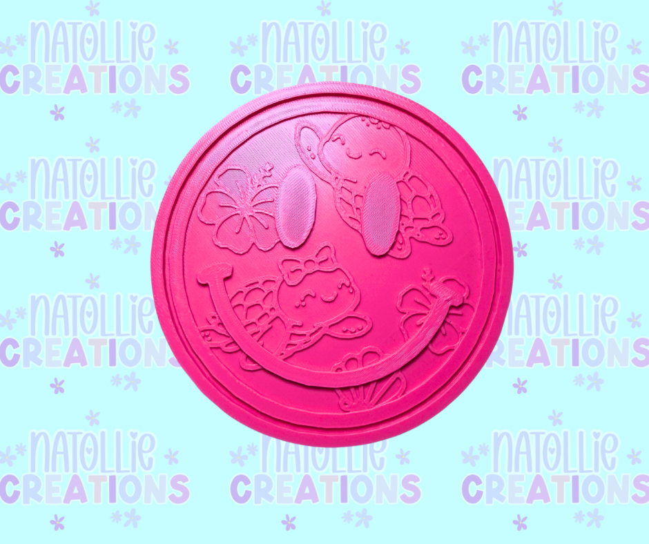 Sea Turtle Smiley Insert Freshie Silicone Mold