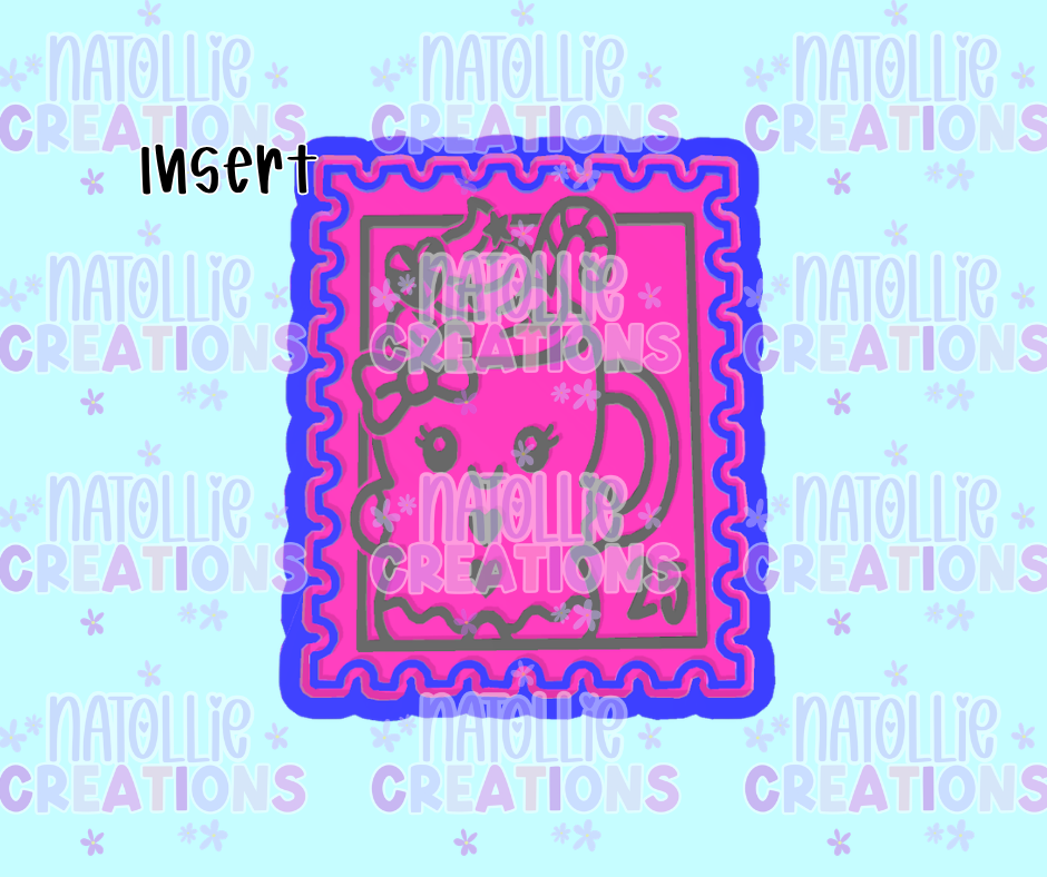 Gingerbread Mug Stamp Insert Freshie Silicone Mold