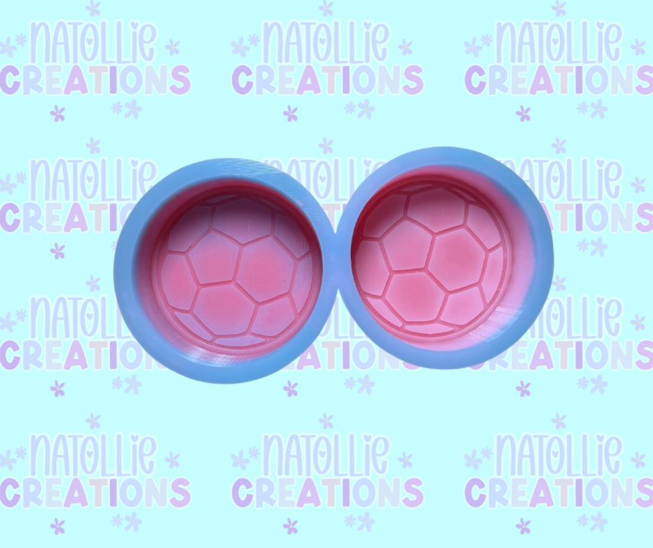 Soccer Ball Vent Clip Freshie Silicone Mold