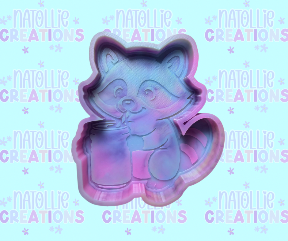 Soda Can Raccoon Freshie Silicone Mold
