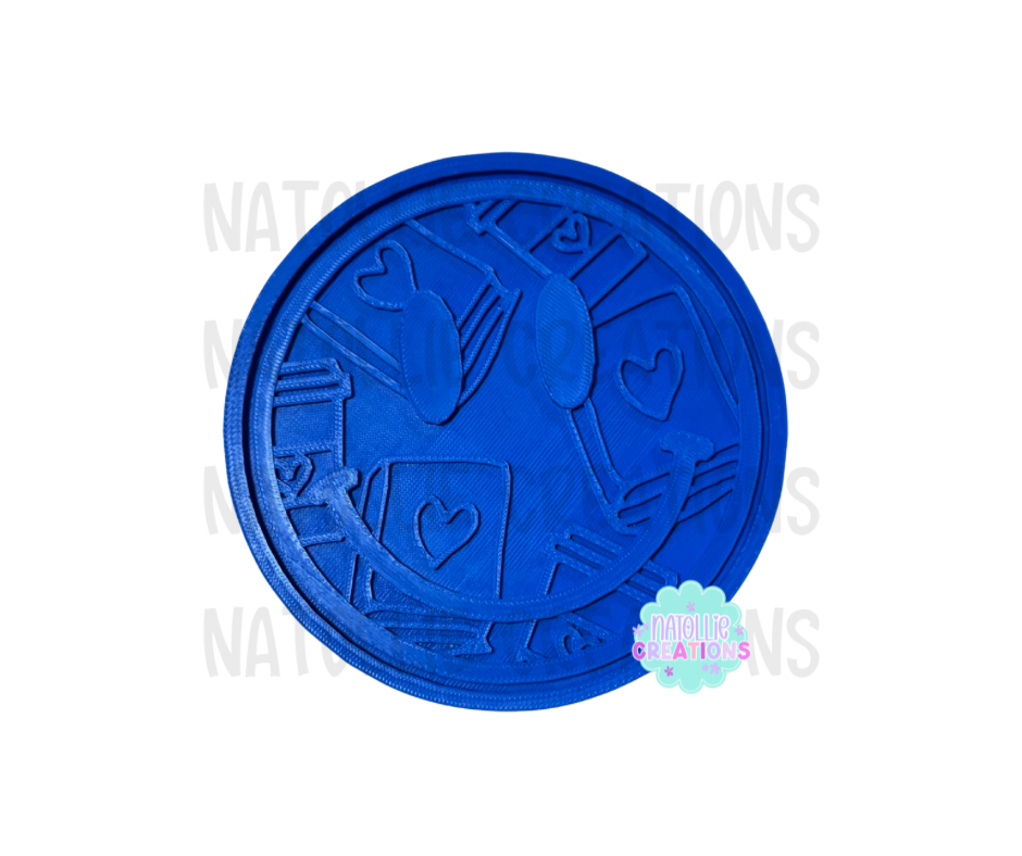 Smiley + Inserts Freshie Silicone Mold
