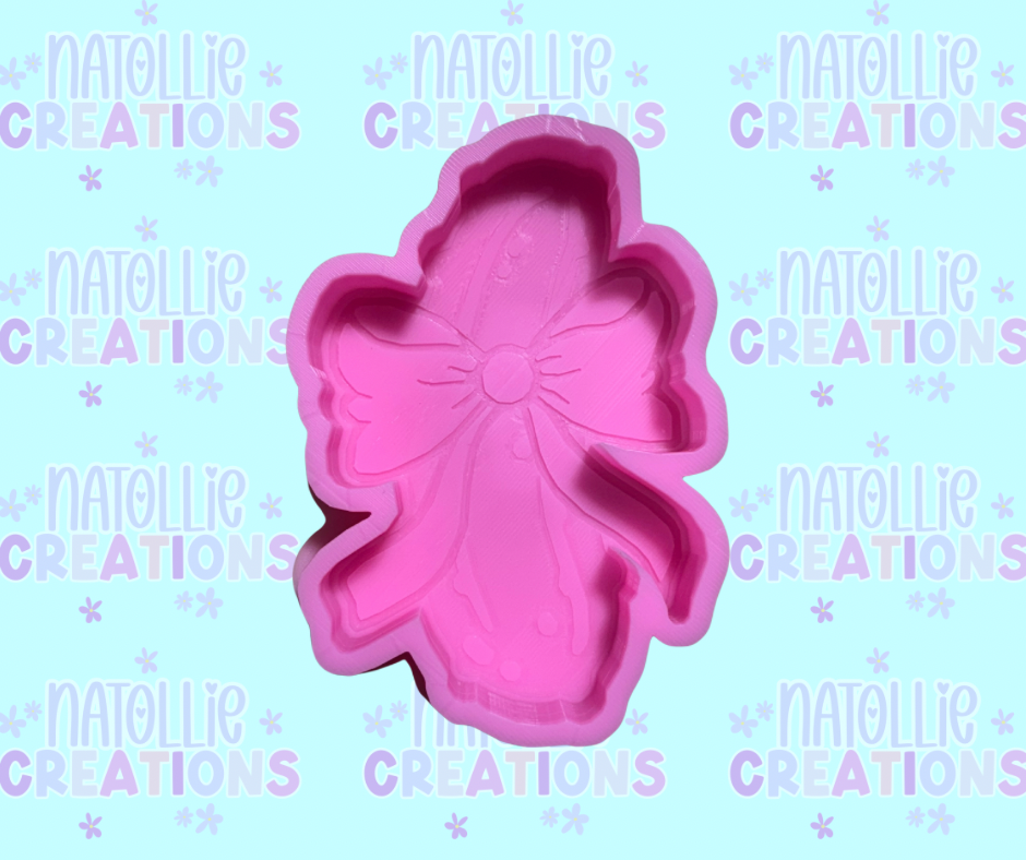 Pickle W/ Bow Freshie Silicone Mold