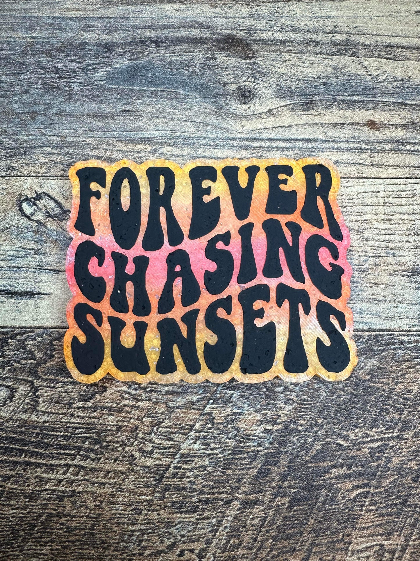 Forever Chasing Sunset Freshie Silicone Mold