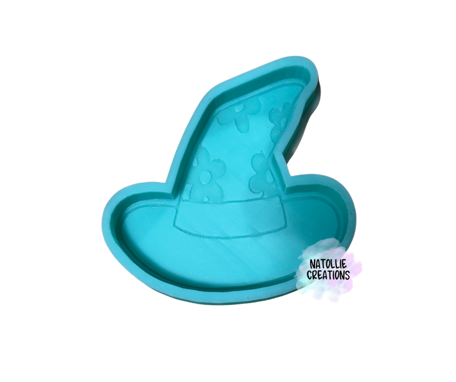 Floral Witch Hat Freshie Silicone Mold