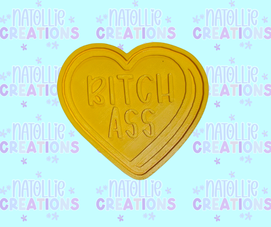 Conversation Heart + Inserts Freshie Silicone Mold