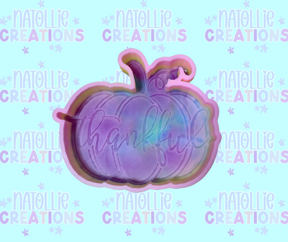 Thankful Pumpkin Freshie Silicone Mold