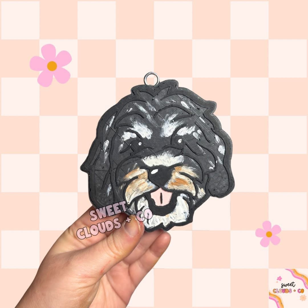 Golden Doodle Freshie Silicone Mold