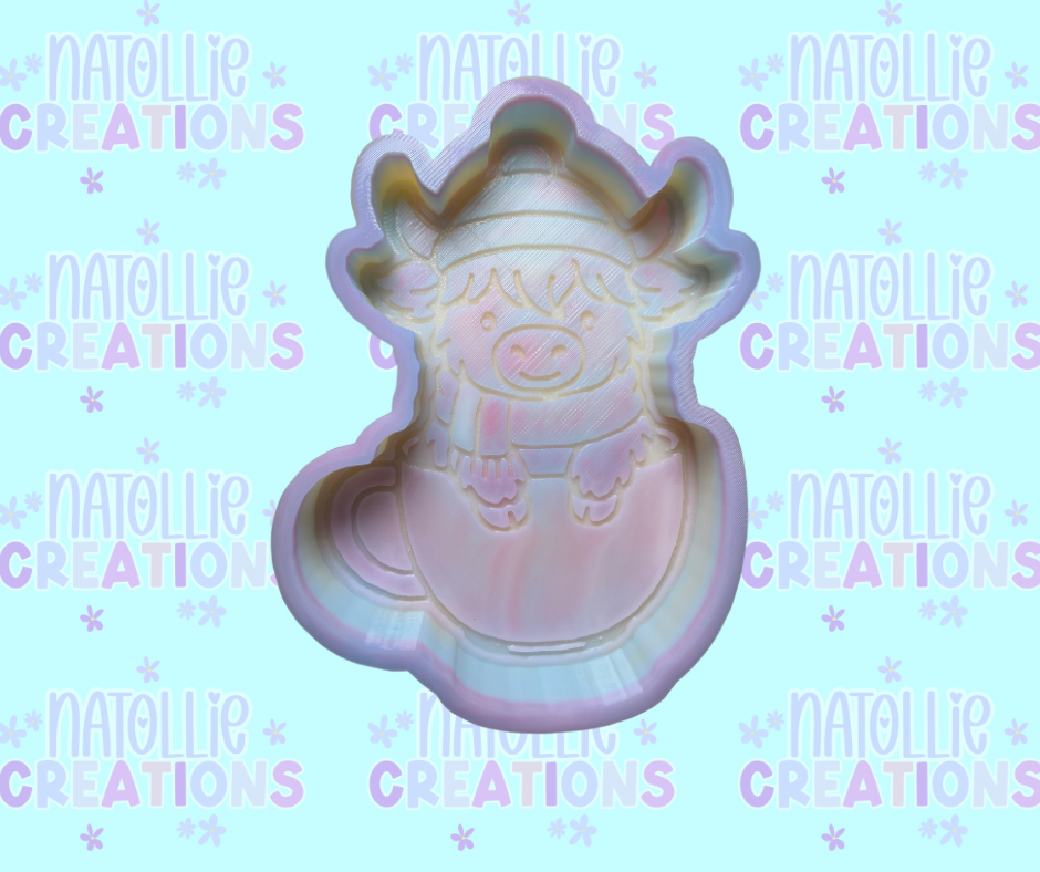 Highland In A Mug Freshie Silicone Mold