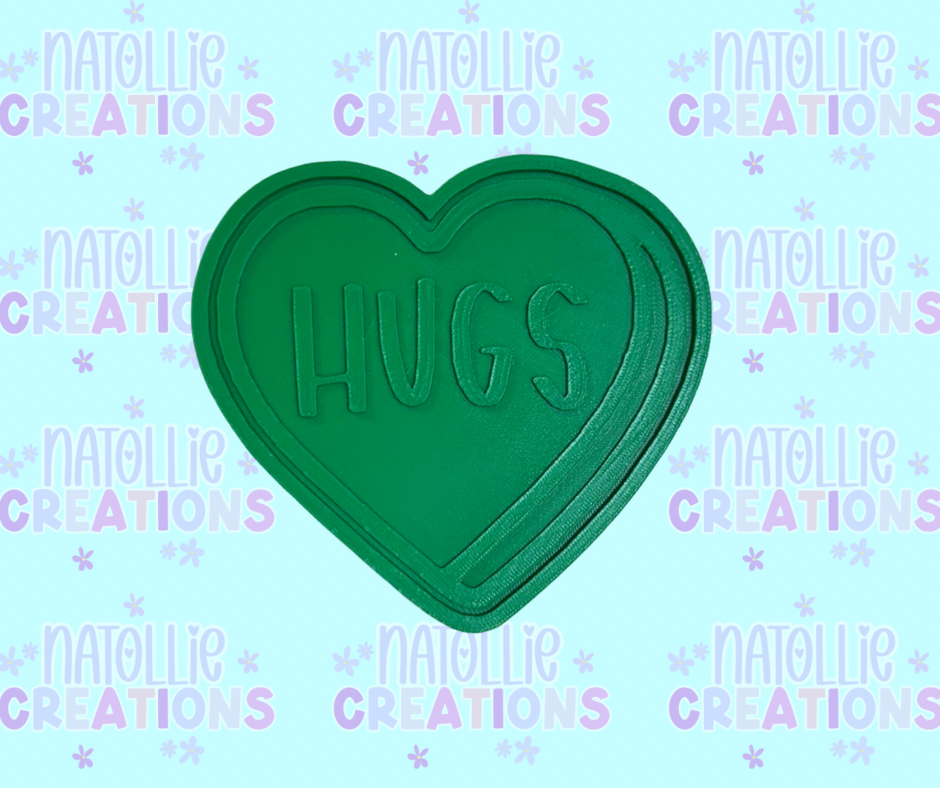 Conversation Heart + Inserts Freshie Silicone Mold