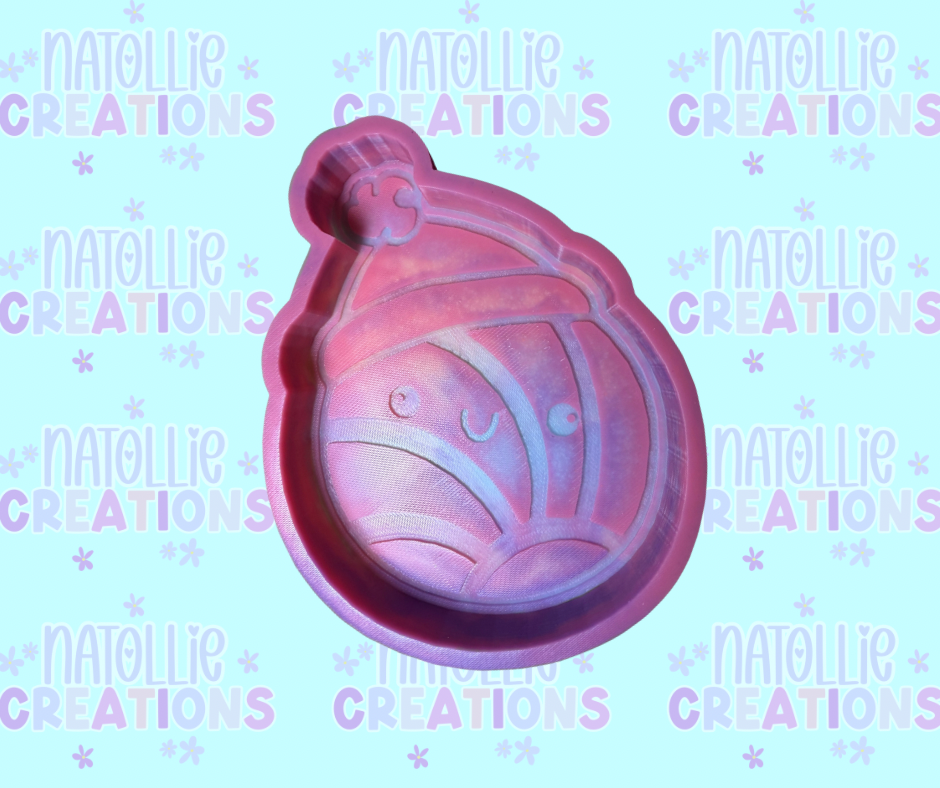 Christmas Concha Freshie Silicone Mold