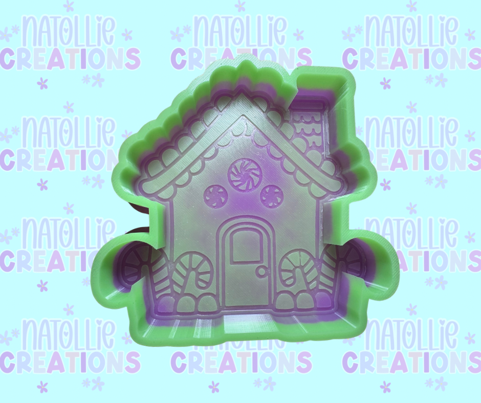 Gingerbread House Freshie Silicone Mold