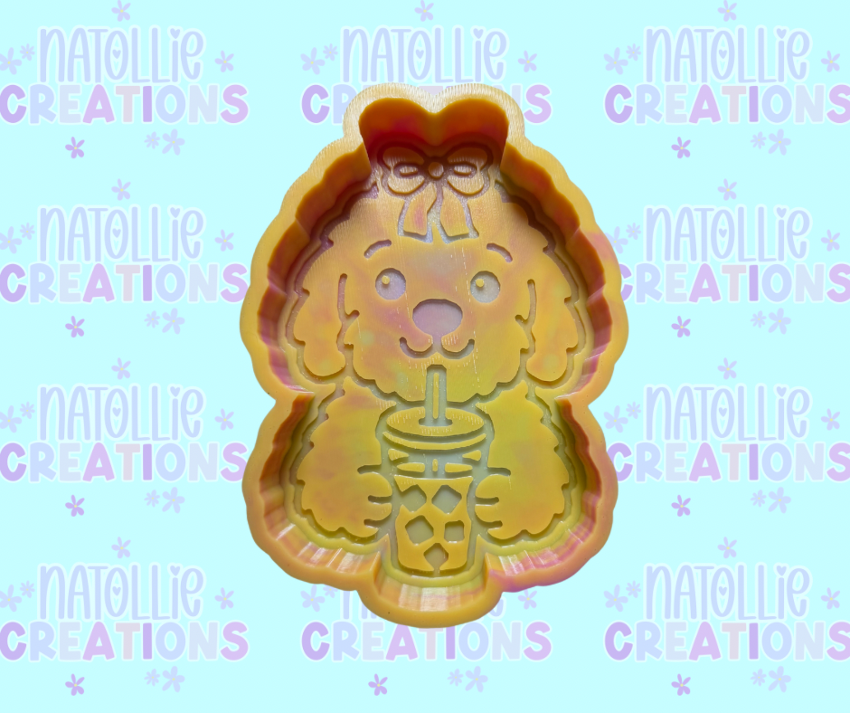 Golden Doodle - Iced Coffee Freshie Silicone Mold
