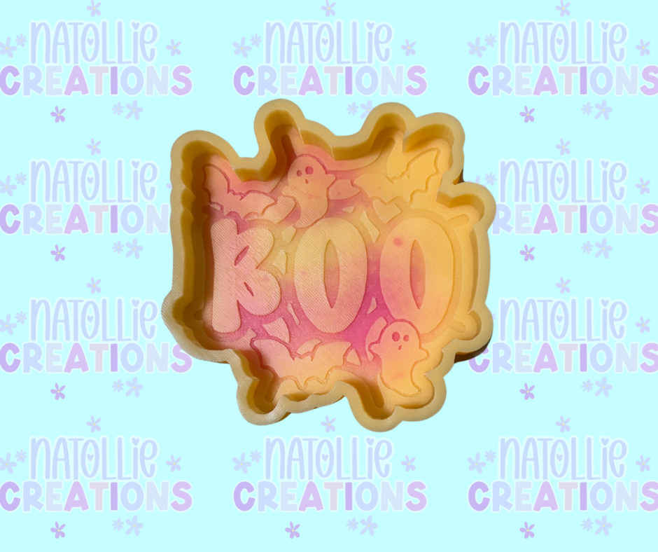 Boo Spider Web Freshie Silicone Mold