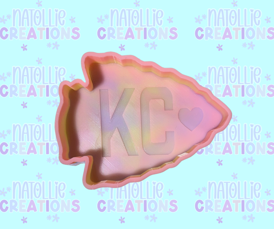 KC Arrowhead Freshie Silicone Mold