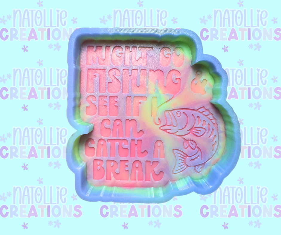 Catch A Break Fish Freshie Silicone Mold