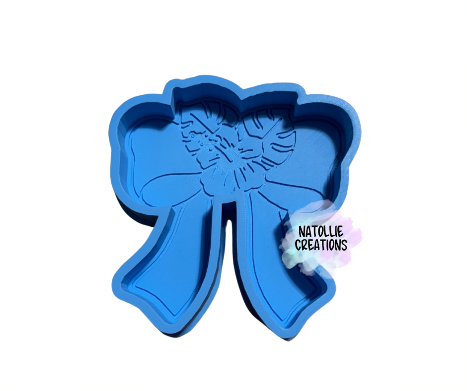 Hibiscus Bow Freshie Silicone Mold