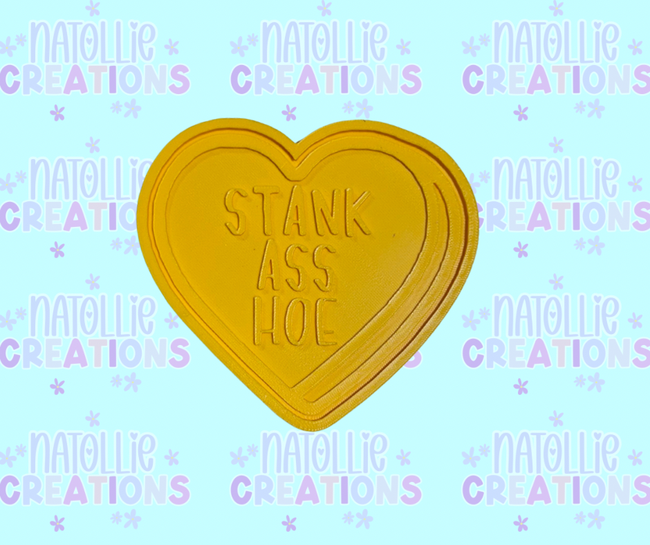 Conversation Heart + Inserts Freshie Silicone Mold