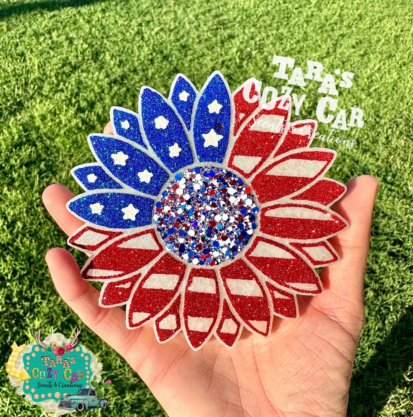 Flag Sunflower Freshie Silicone Mold