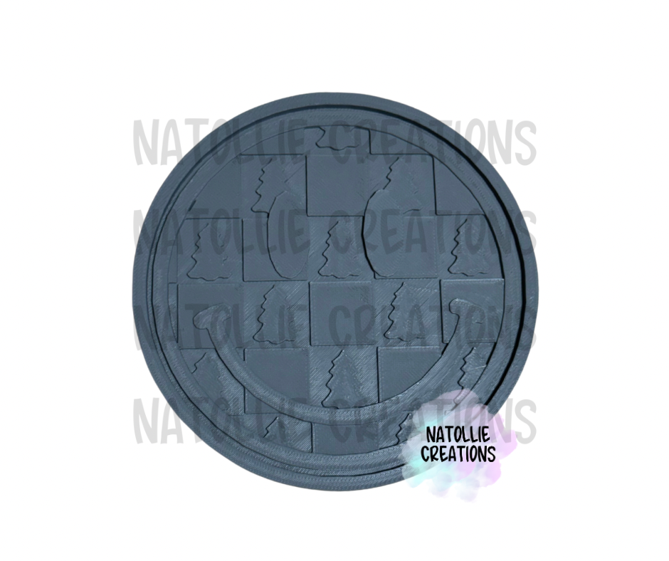 Smiley + Inserts Freshie Silicone Mold
