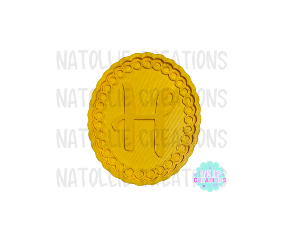 Turquoise Beaded Oval + Inserts Freshie Silicone Mold