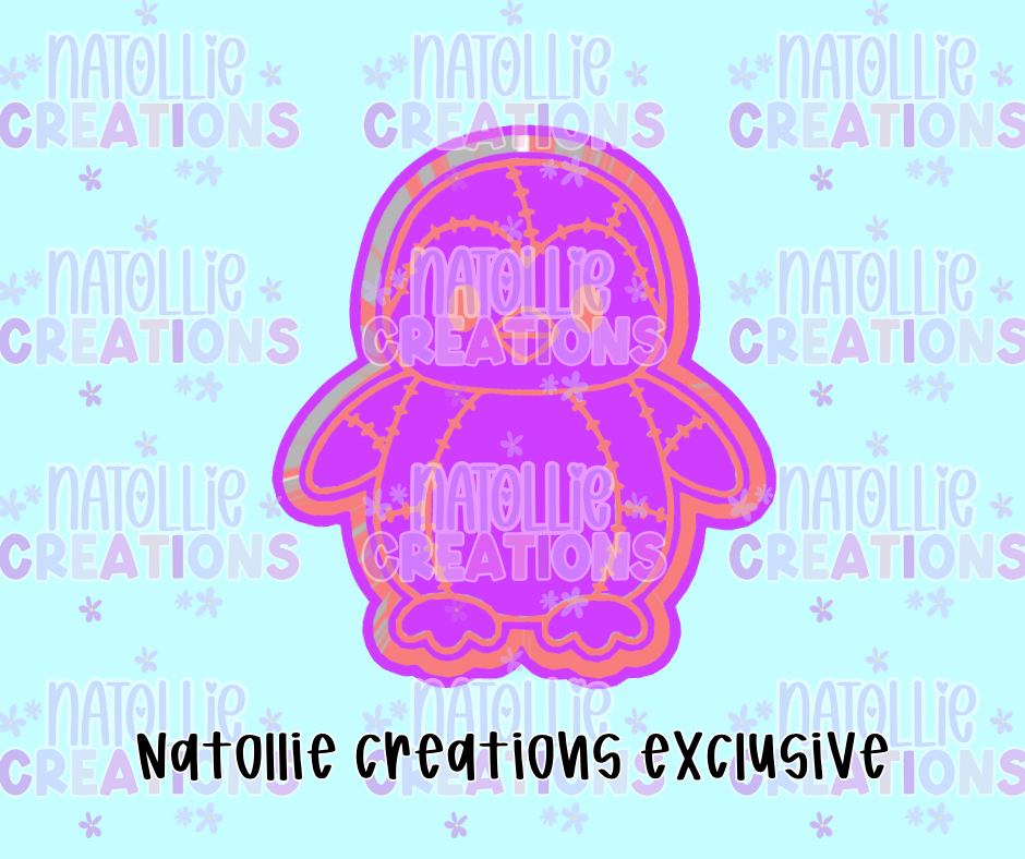 Patchwork Penguin Freshie Silicone Mold