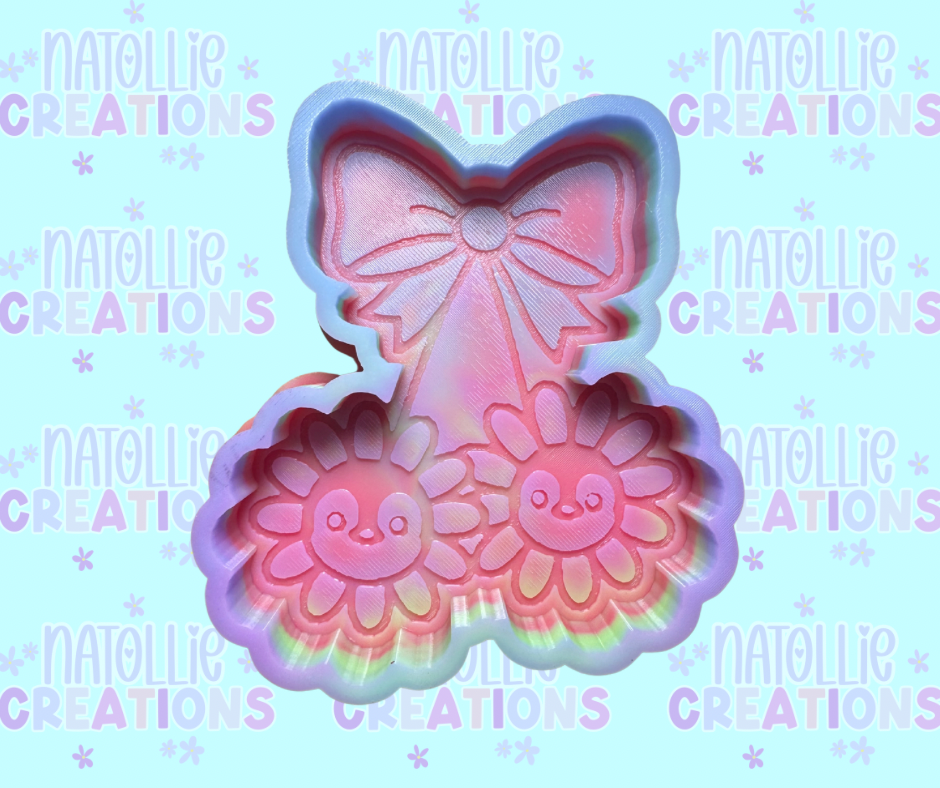 Penguin Daisy Cherry Freshie Silicone Mold