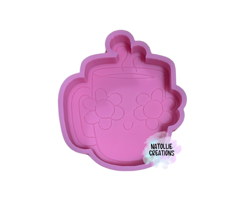 Groovy Coffee Cup Freshie Silicone Mold