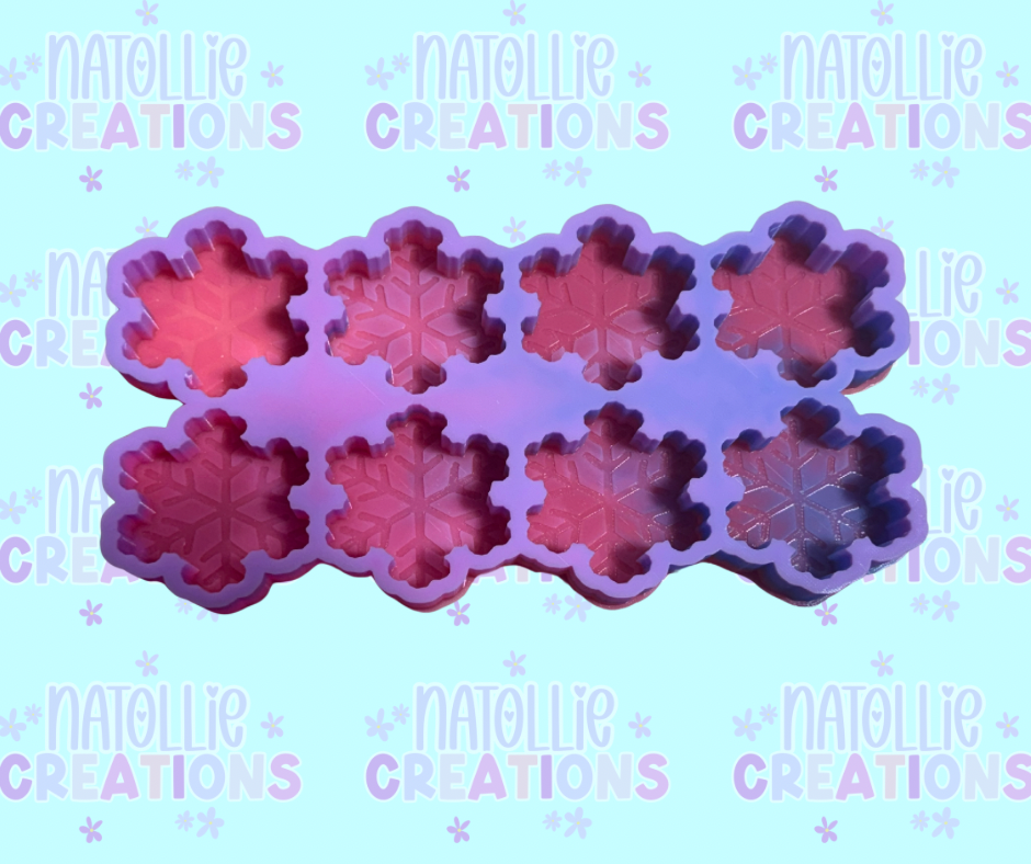Snowflake Vent Clip / Freshie Sample / Wax Melt Freshie Silicone Mold