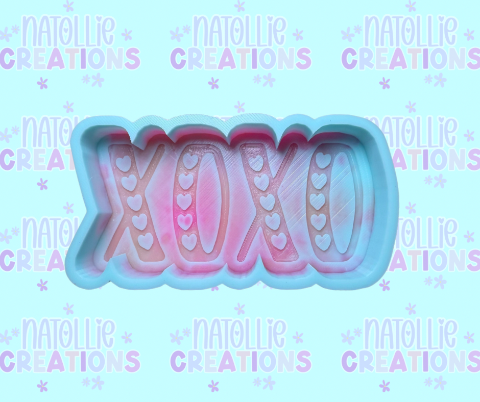 Heart XOXO Freshie Silicone Mold