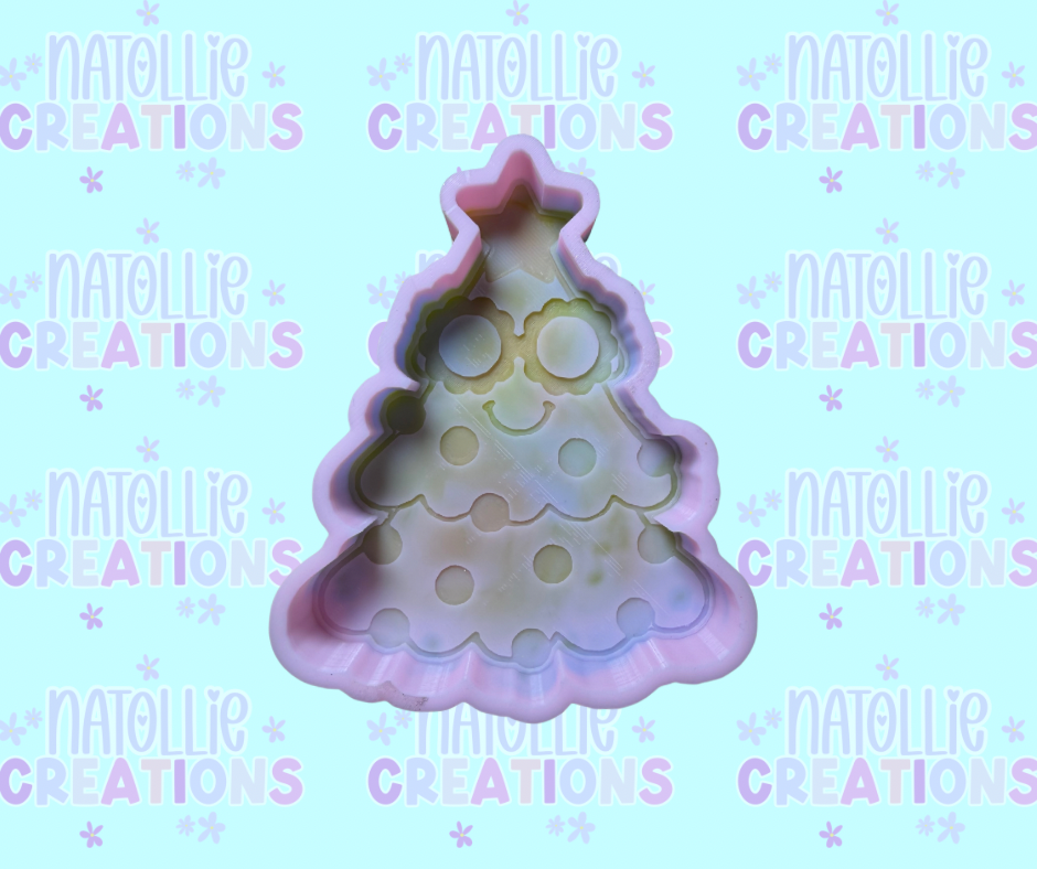 Groovy Christmas Tree Freshie Silicone Mold