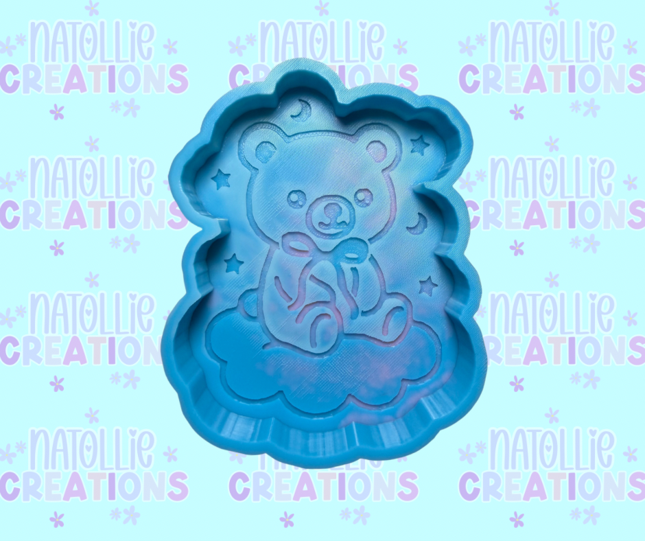 Bear On Cloud Freshie Silicone Mold