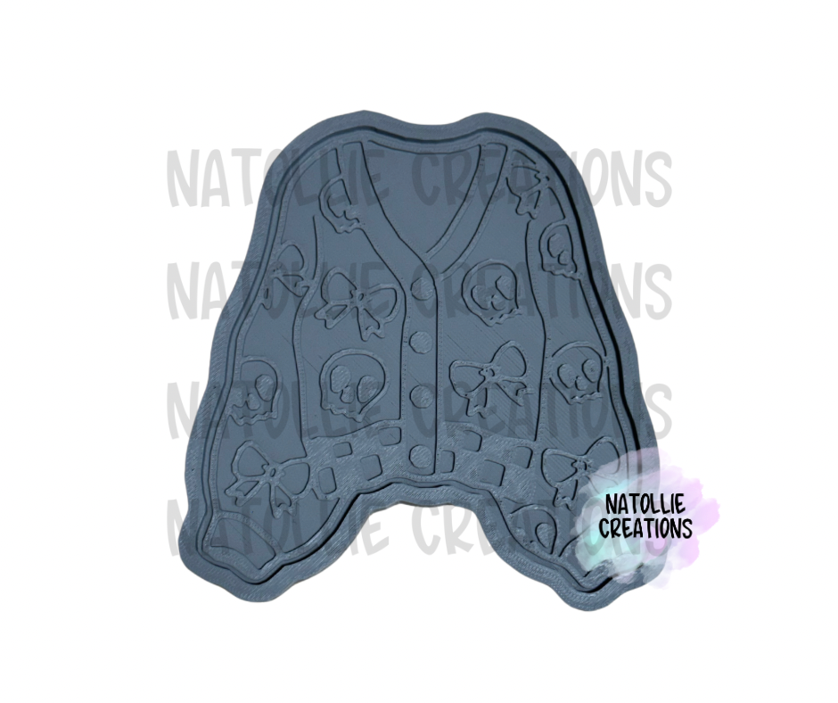 Checkered Sweater + Inserts Freshie Silicone Mold