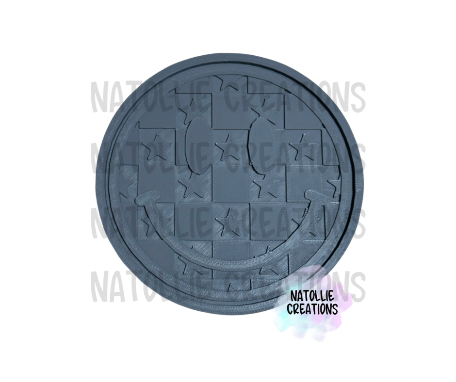 Smiley + Inserts Freshie Silicone Mold