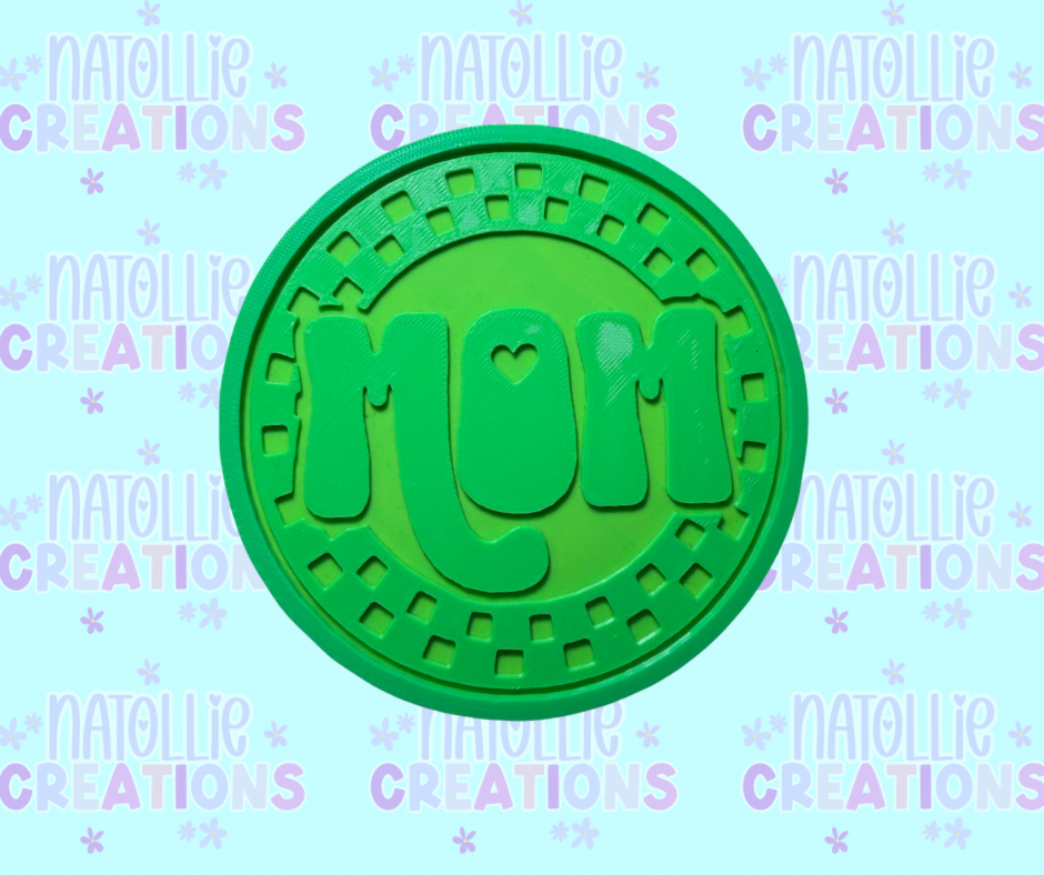 Checkered Mom Insert Freshie Silicone Mold