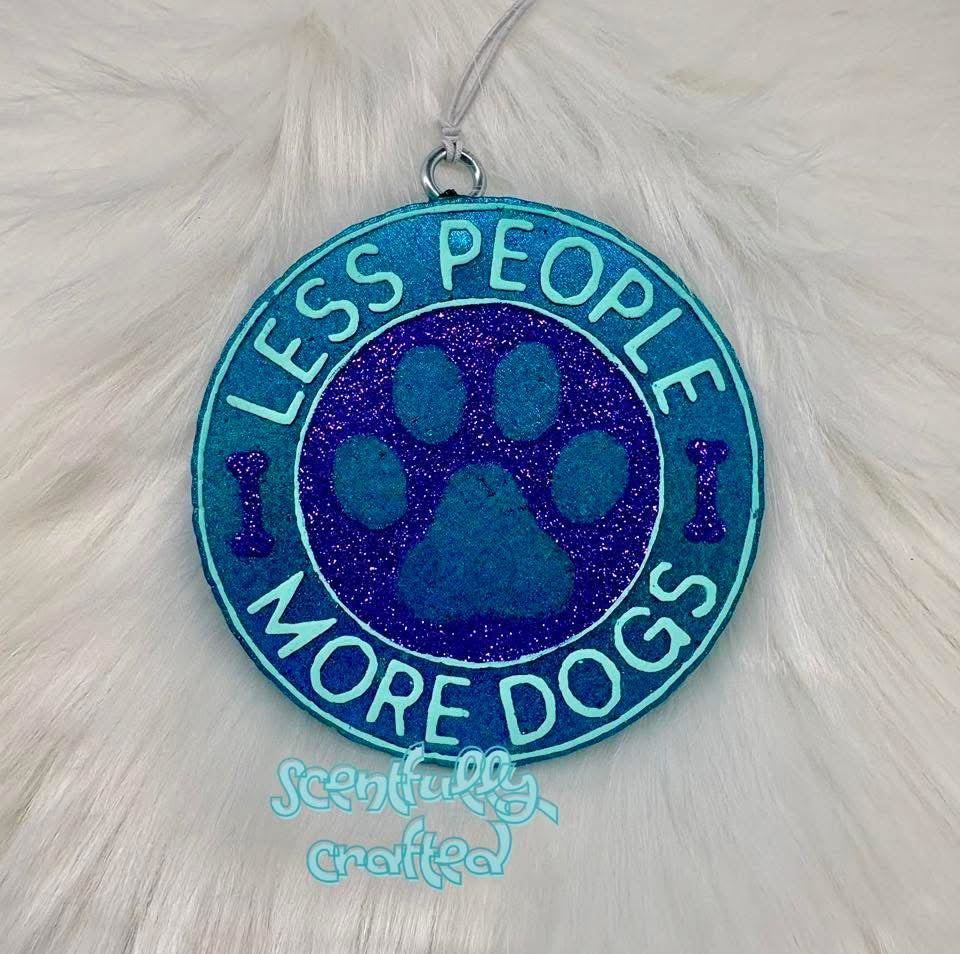 Less People More Dogs Freshie Silicone Mold