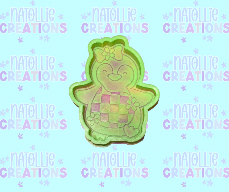 Retro Penguin Freshie Silicone Mold