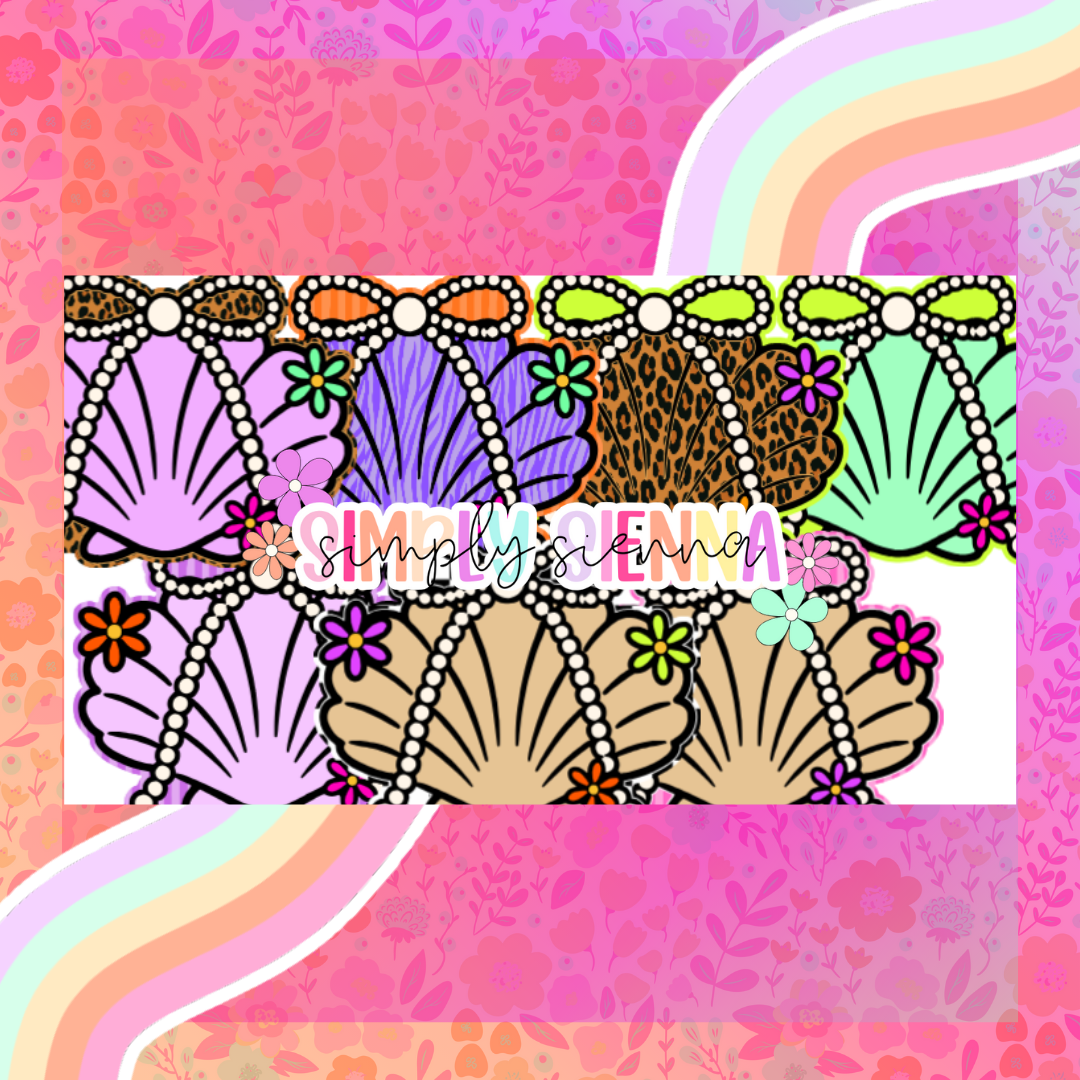 Seashell With Pearl Bow - NATOLLIE CREATIONS