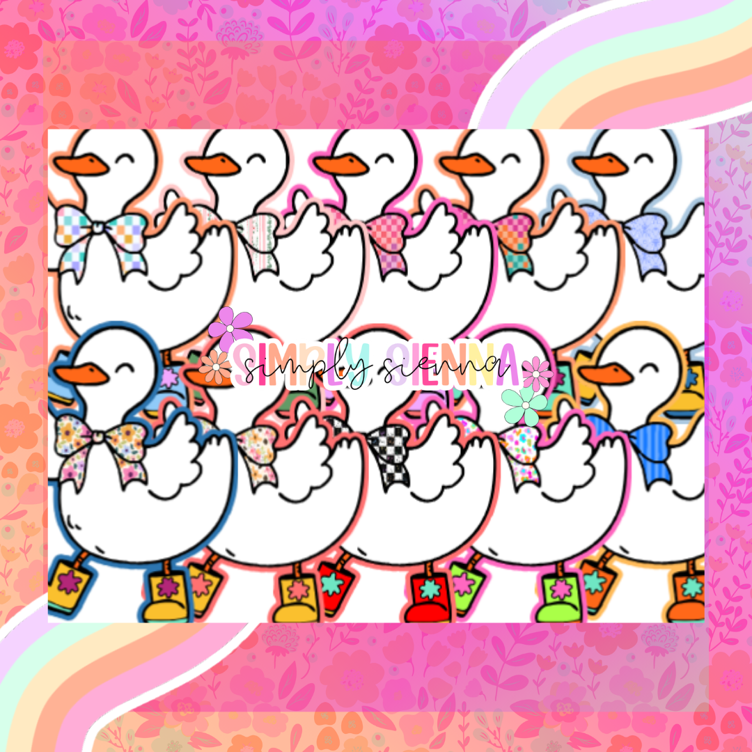 Goose With Bow - NATOLLIE CREATIONS