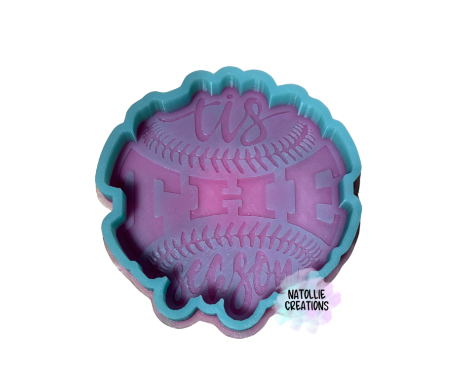 Tis The Season - Baseball / Softball Freshie Silicone Mold