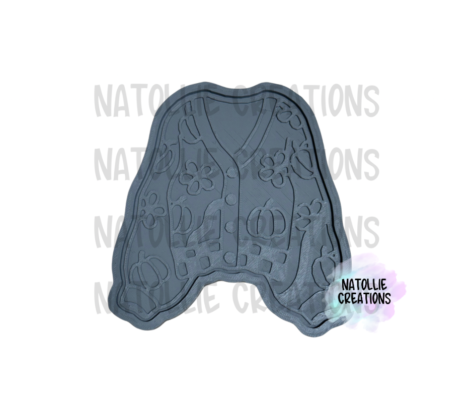 Checkered Sweater + Inserts Freshie Silicone Mold