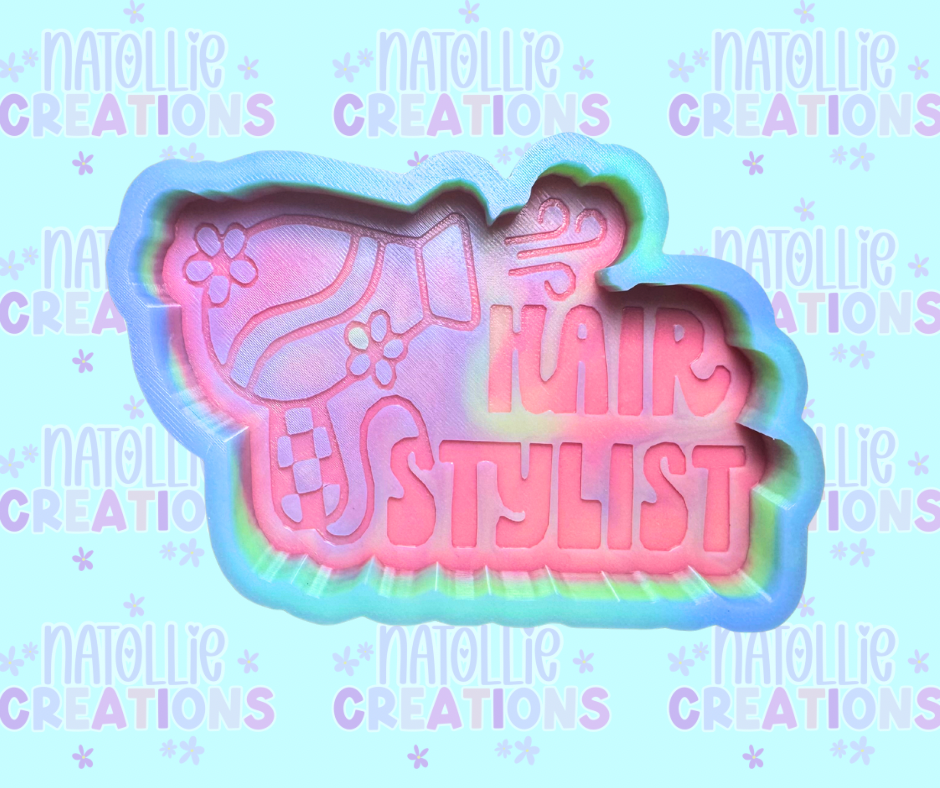 Groovy Hair Stylist Freshie Silicone Mold