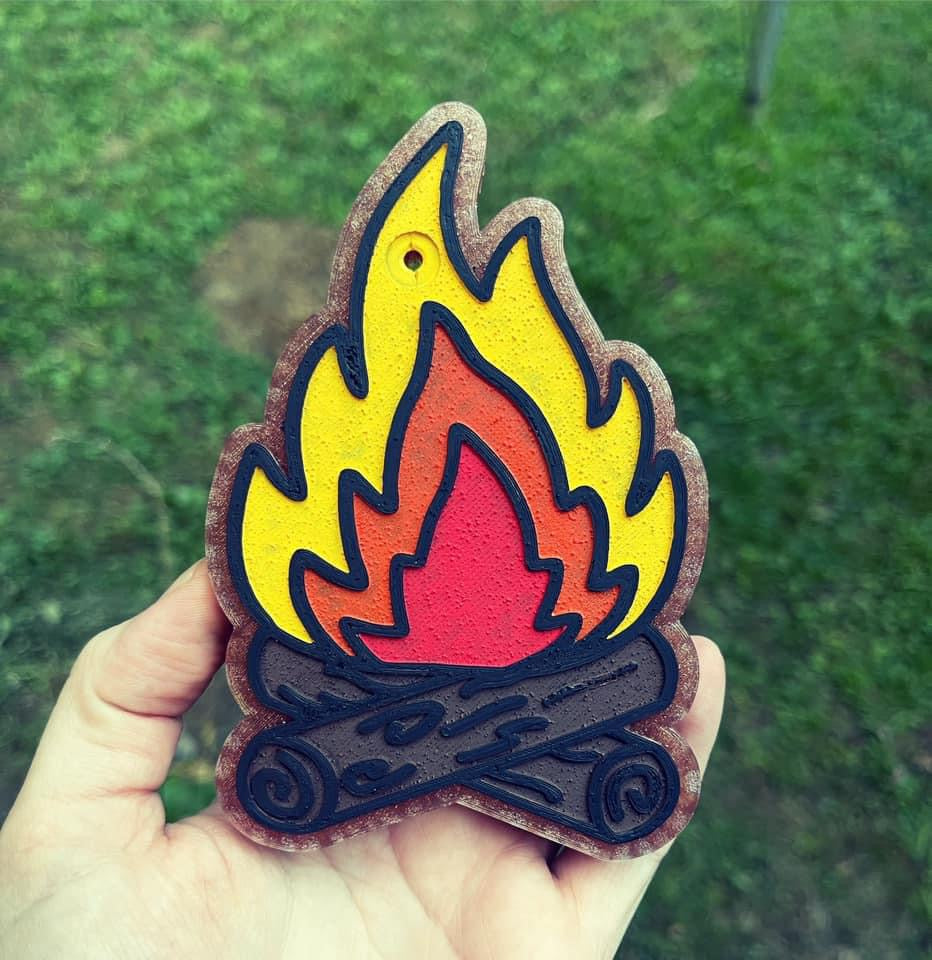 Campfire Freshie Silicone Mold