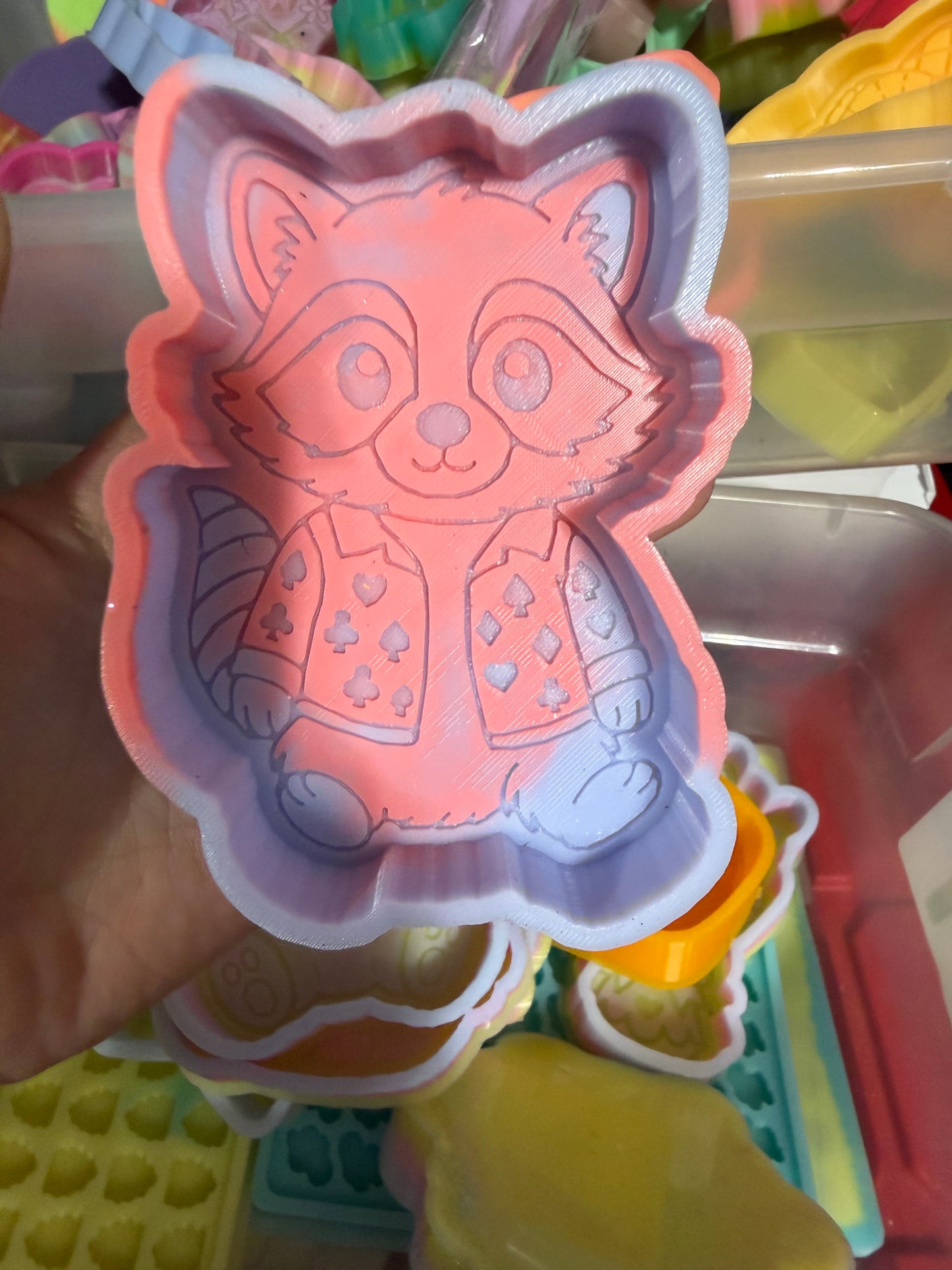 RTS - poker jacket raccoon