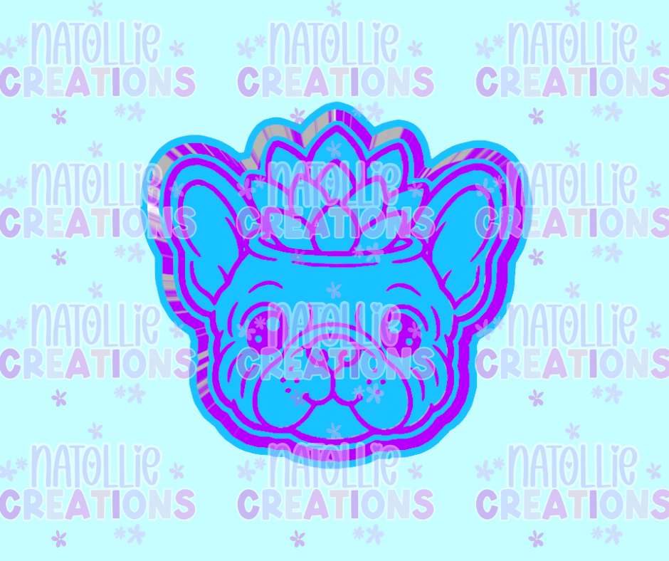 Frenchie Succulent Freshie Silicone Mold