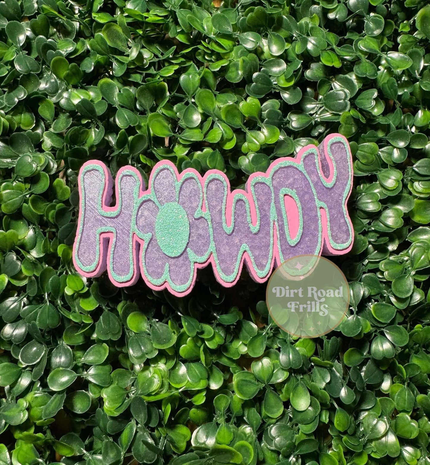 Floral Howdy Freshie Silicone Mold