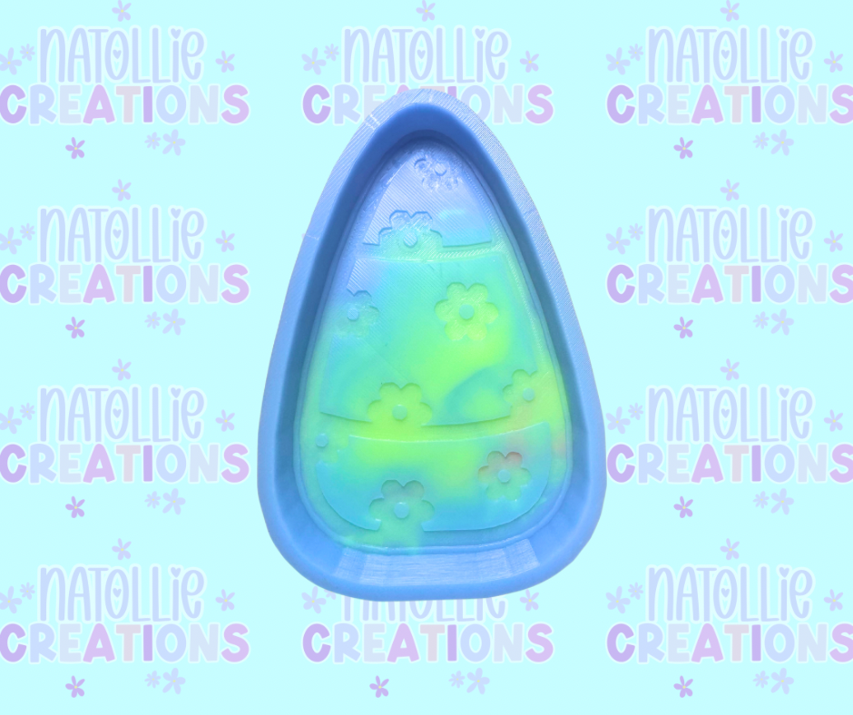Floral Candy Corn Freshie Silicone Mold