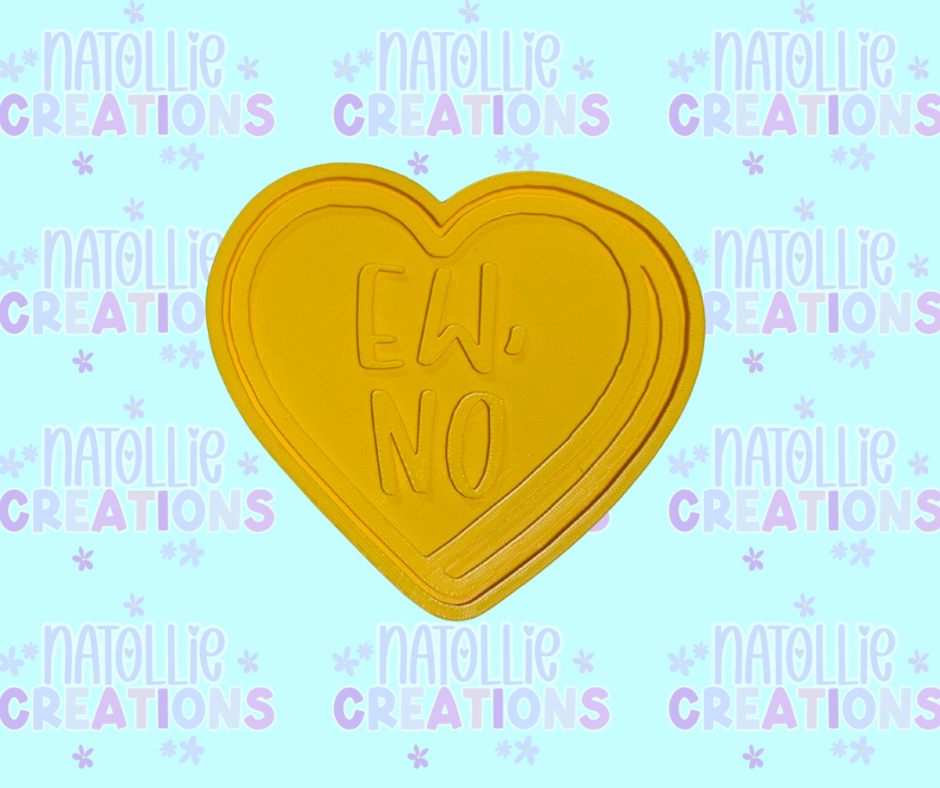 Conversation Heart + Inserts Freshie Silicone Mold