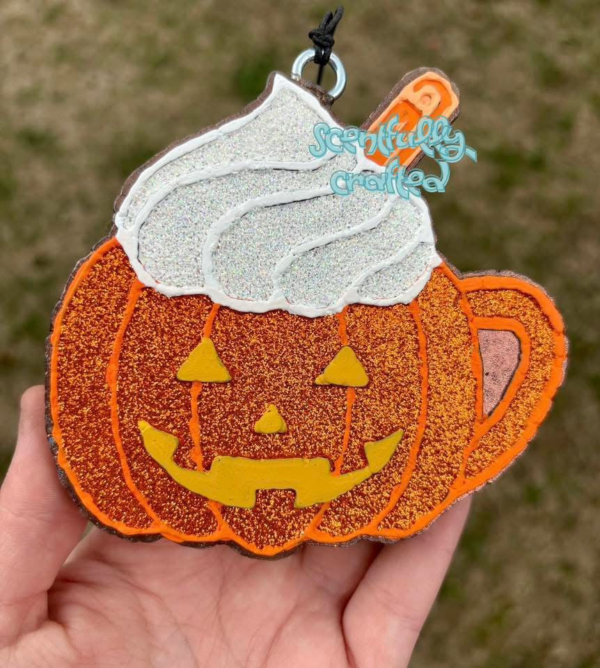 Pumpkin Latte Freshie Silicone Mold
