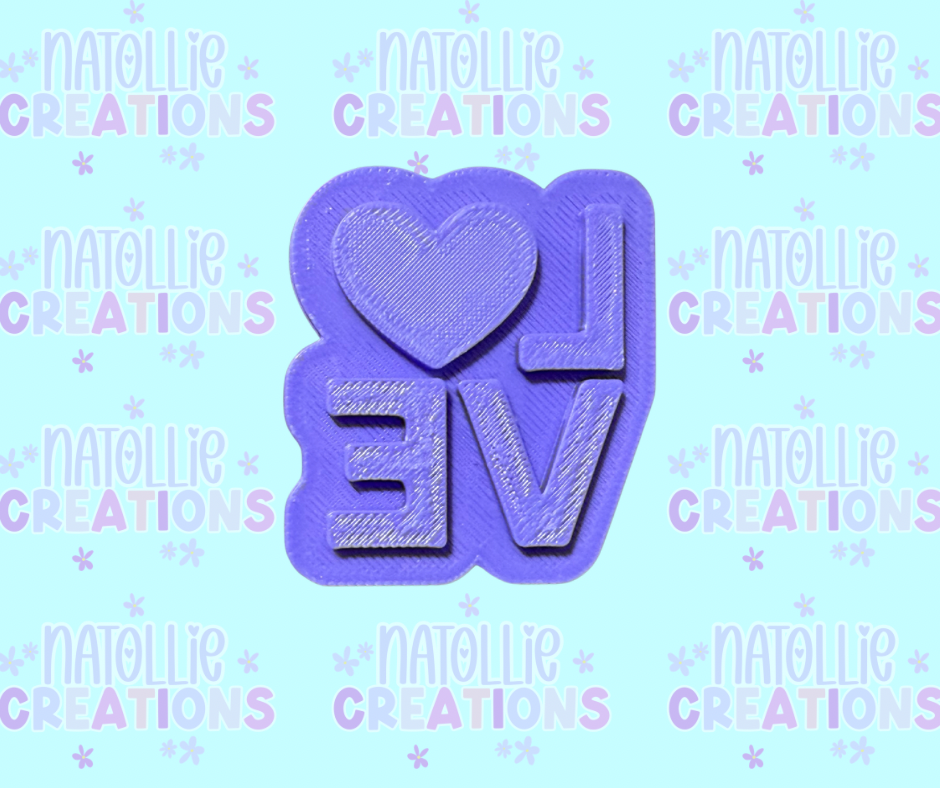 LOVE Cake Pop Cutter