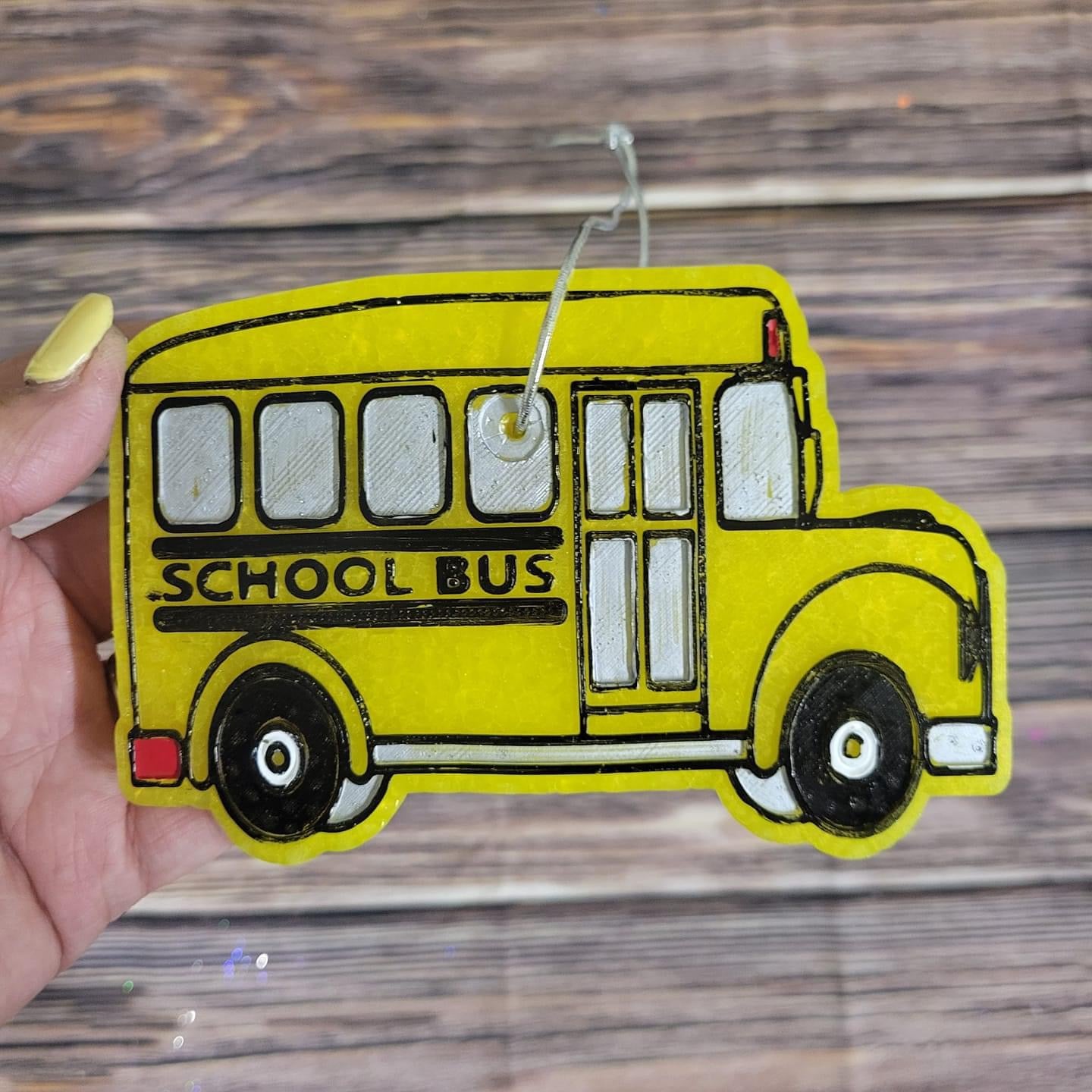 School Bus Freshie Silicone Mold